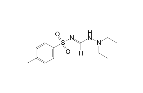 N-(p-tolylsulfonyl)formimidic acid, 2,2-diethylhydrazide
