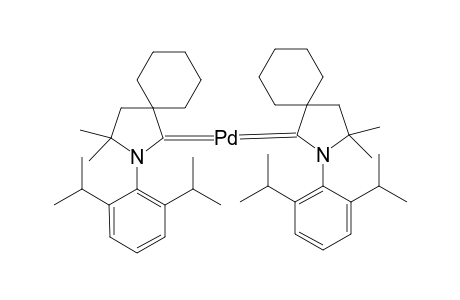 bis[2-(2,6-diisopropylphenyl)-3,3-dimethyl-2-azaspiro[4.5]decan-1-ylidene]palladium