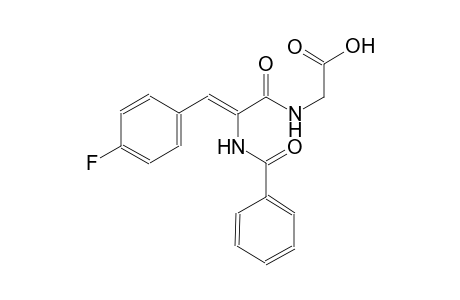 [2-Benzoylamino-3-(4-fluoro-phenyl)-acryloylamino]-acetic acid