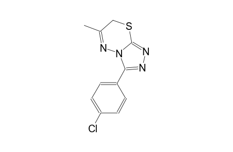 3-(4-chlorophenyl)-6-methyl-7H-(1,3,4-thiadiazino)[2,3-c](1,2,4-triazole)