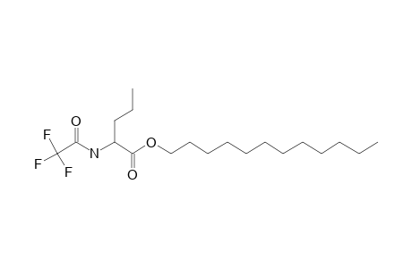 L-Norvaline, N-trifluoroacetyl-, dodecyl ester