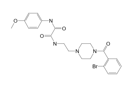 N-[2-[4-(2-bromobenzoyl)piperazin-1-yl]ethyl]-N'-(4-methoxyphenyl)oxamide