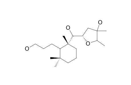 (9R,11S,14RS)-11,14-EPOXY-17-NOR-8,9-SECOLABDANE-8,9,13-TRIOL,ISOMER-#1