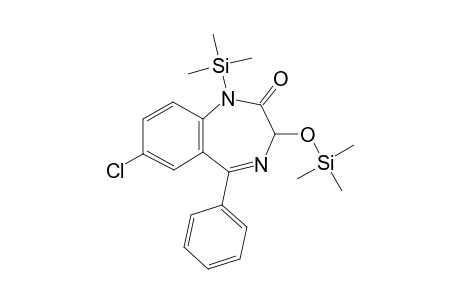 2H-1,4-Benzodiazepin-2-one, 7-chloro-1,3-dihydro-5-phenyl-1-(trimethylsilyl)-3-[(trimethylsilyl)oxy]-