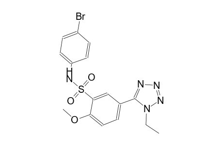 benzenesulfonamide, N-(4-bromophenyl)-5-(1-ethyl-1H-tetrazol-5-yl)-2-methoxy-