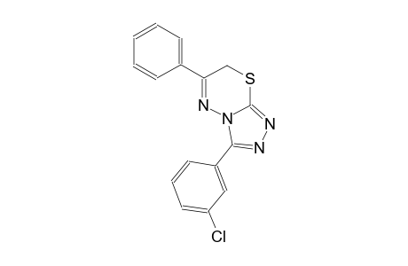 3-(3-chlorophenyl)-6-phenyl-7H-[1,2,4]triazolo[3,4-b][1,3,4]thiadiazine