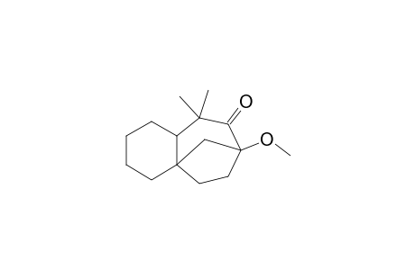 7,7-Dimethyl-9-methoxytricyclo[7.2.1.0(1,6)]dodecan-8-one