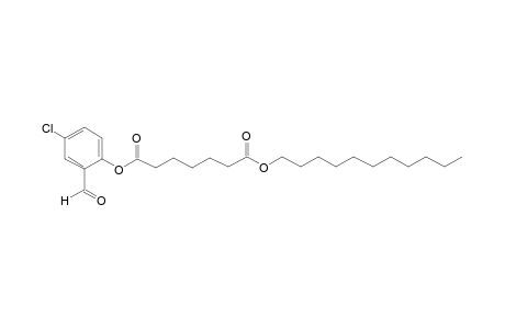 Pimelic acid, 4-chloro-2-formylphenyl undecyl ester