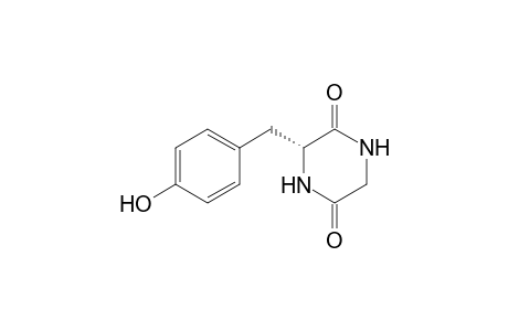 (3R)-3-(4-hydroxybenzyl)piperazine-2,5-quinone