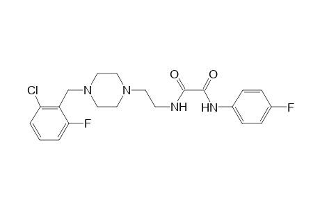 N-[2-[4-(2-chloro-6-fluoro-benzyl)piperazino]ethyl]-N'-(4-fluorophenyl)oxamide