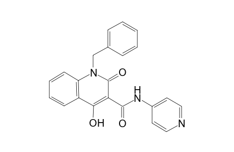 3-quinolinecarboxamide, 1,2-dihydro-4-hydroxy-2-oxo-1-(phenylmethyl)-N-(4-pyridinyl)-