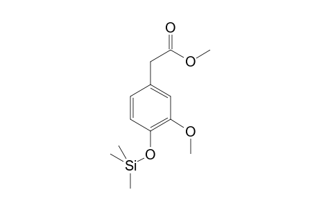 Benzeneacetic acid, 3-methoxy-4-[(trimethylsilyl)oxy]-, methyl ester