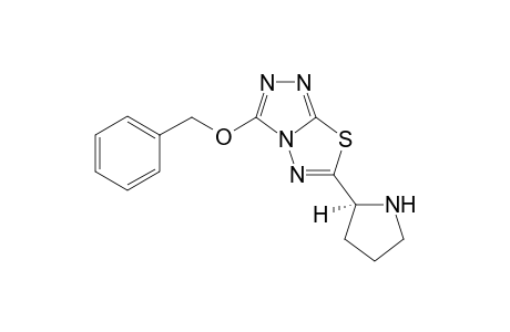 3-(Benzyloxy)-6-(pyrrolidin-2'-yl)-[1,2,4]triazolo[3,4-b]thiadiazole