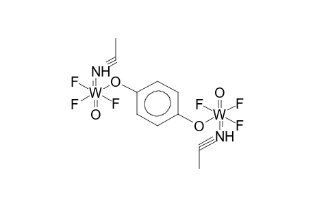 1,4-BIS[TRIFLUOROOXOTUNGSTENYLOXY]BENZENE-BIS(ACETONITRILE) COMPLEX