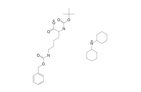 N2,N6-dicarboxy-L-lysine, N6-benzyl N2-tert-butyl ester, compound with dicyclohexylamine(1:1)