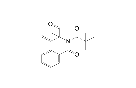 2-tert-Butyl-4-ethenyl-4-methyl-3-(phenylcarbonyl)-1,3-oxazolidin-5-one