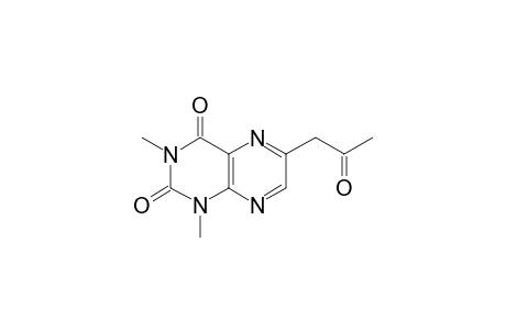 6-Acetonyl-1,3-dimethyl-pteridine-2,4-quinone