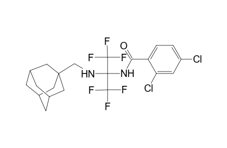 N-[2-(1-adamantylmethylamino)-1,1,1,3,3,3-hexafluoropropan-2-yl]-2,4-dichlorobenzamide