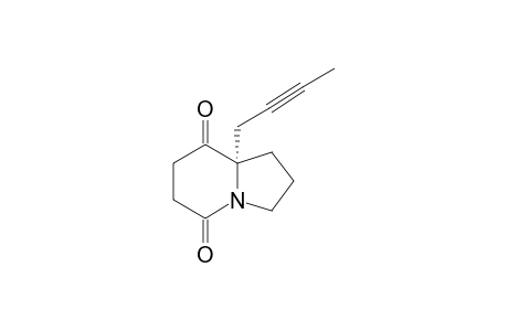 (S)-8a-(but-2-yn-1-yl)hexahydroindolizine-5,8-dione