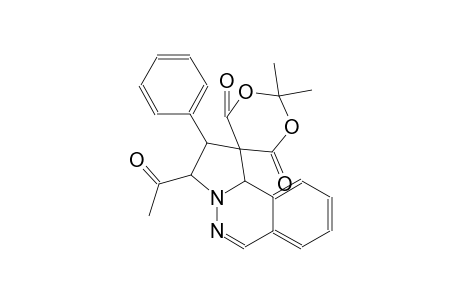 (2'R,3'R)-3'-acetyl-2,2-dimethyl-2'-phenyl-3',10b'-dihydro-2'H-spiro[[1,3]dioxane-5,1'-pyrrolo[2,1-a]phthalazine]-4,6-dione