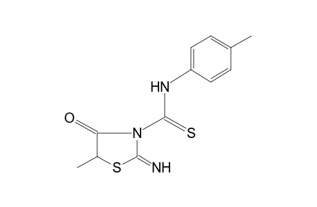 2-imino-5-methyl-4-oxothio-3-thiazolidinecarboxy-p-toluidide
