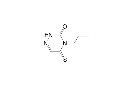 1,2,4-Triazin-3(2H)-one, 4,5-dihydro-4-(2-propenyl)-5-thioxo-