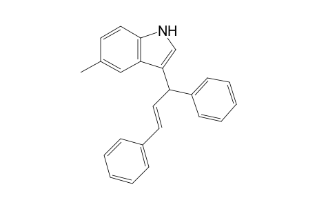 (E)-3-(1,3-diphenylallyl)-5-methyl-1H-indole