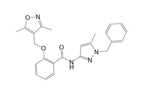 benzamide, 2-[(3,5-dimethyl-4-isoxazolyl)methoxy]-N-[5-methyl-1-(phenylmethyl)-1H-pyrazol-3-yl]-