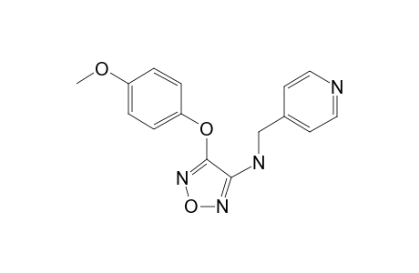 4-Pyridinemethanamine, N-[4-(4-methoxyphenoxy)-1,2,5-oxadiazol-3-yl]-