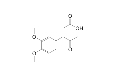 beta-acetyl-3,4-dimethoxyhydrocinnamic acid