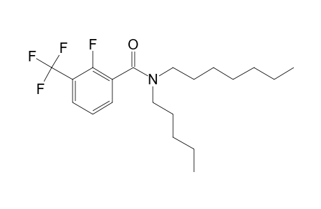 Benzamide, 2-fluoro-3-trifluoromethyl-N-pentyl-N-heptyl-