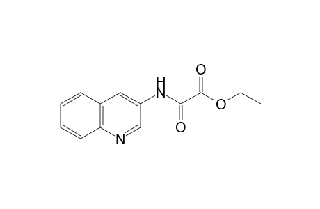 N-(3-quinolyl)oxamic acid, ethyl ester