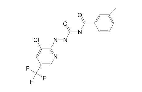 Pyridine, 3-chloro-2-[2-[[(3-methylbenzoyl)amino]carbonyl]hydrazino]-5-(trifluoromethyl)-