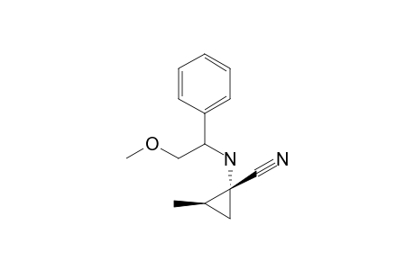 (1R,2R,1'R)-1-[(1'-methoxymethylbenzyl)amino]-2-methylcyclopropanecarbonitrile