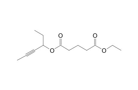 Glutaric acid, ethyl hex-4-yn-3-yl ester