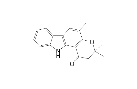 3,3,5-Trimethyl-2,3-dihydropyrano[3,2-a]carbazol-1(11H)-one