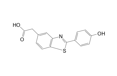 2-(p-HYDROXYPHENYL)-5-BENZOTHIAZOLEACETIC ACID
