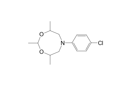 6-(PARA-CHLOROPHENYL)-2,4,8-TRIMETHYL-5,6,7,8-TETRAHYDRO-4H-DIOXAZOCINE