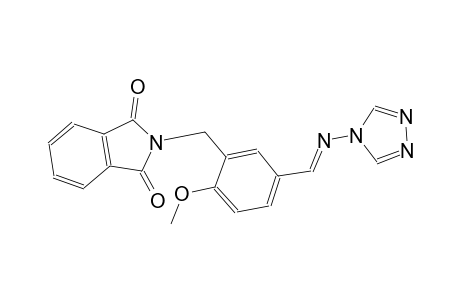 2-{2-methoxy-5-[(E)-(4H-1,2,4-triazol-4-ylimino)methyl]benzyl}-1H-isoindole-1,3(2H)-dione