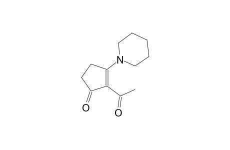 2-acetyl-3-(1-piperidinyl)-2-cyclopenten-1-one