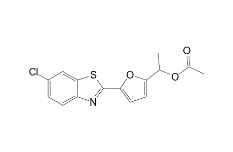 1-(5-(6-Chlorobenzo[d]thiazol-2-yl)furan-2-yl)ethyl acetate