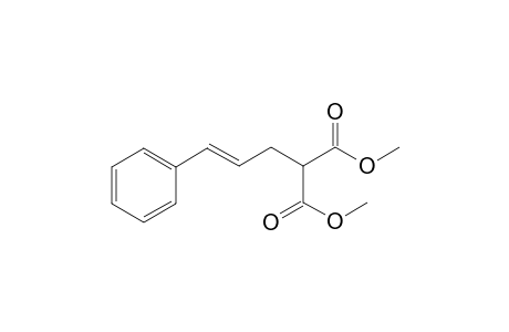 2-[(E)-3-phenylprop-2-enyl]propanedioic acid dimethyl ester