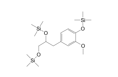 Propane <3-vanil-1,2-dihydroxy->, tri-TMS