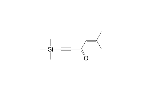 4-Hexen-1-yn-3-one, 5-methyl-1-(trimethylsilyl)-