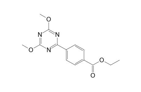 4-(4,6-dimethoxy-1,3,5-triazin-2-yl)benzoic acid ethyl ester