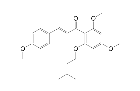 2'-(3-Methylbutyl)oxy-4,4',6'-trimethoxychalcone (isomer 1)