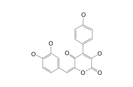 6-(3,4-Dihydroxybenzylidene)-3-hydroxy-4-(4-hydroxyphenyl)(2H)pyran-2,5(6H)-dione