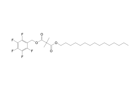 Dimethylmalonic acid, pentadecyl pentafluorobenzyl ester