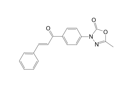 5-METHYL-3-[PARA-(3'-PHENYL-ACRYL-1'-OYL)-PHENYL]-3H-2-OXO-DELTA(4)-1,3,4-OXADIAZOLE