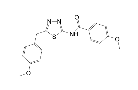 4-methoxy-N-[5-(4-methoxybenzyl)-1,3,4-thiadiazol-2-yl]benzamide